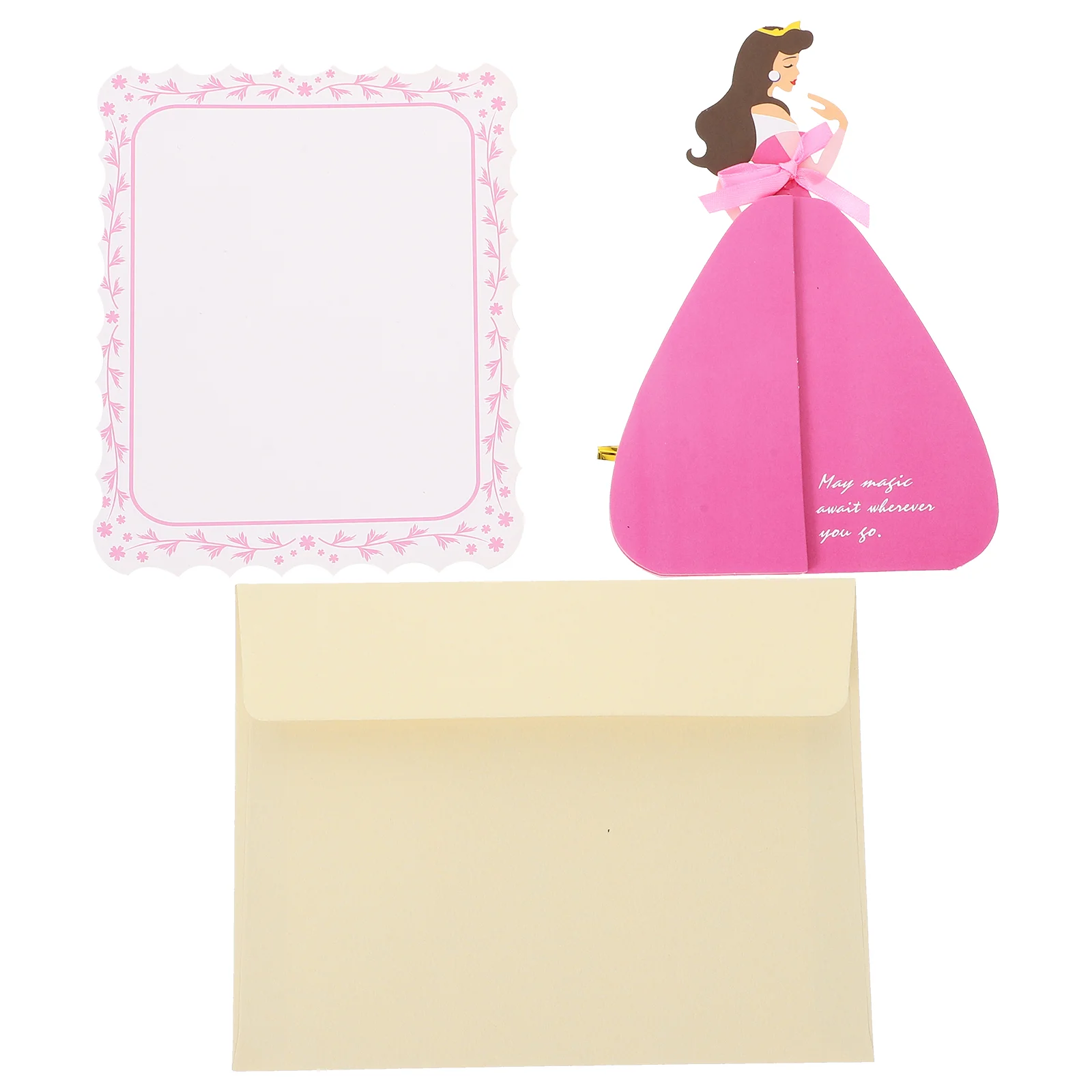 Birthday Card Anniversary Blessing Cards Three-dimensional Greeting for with Message Inside