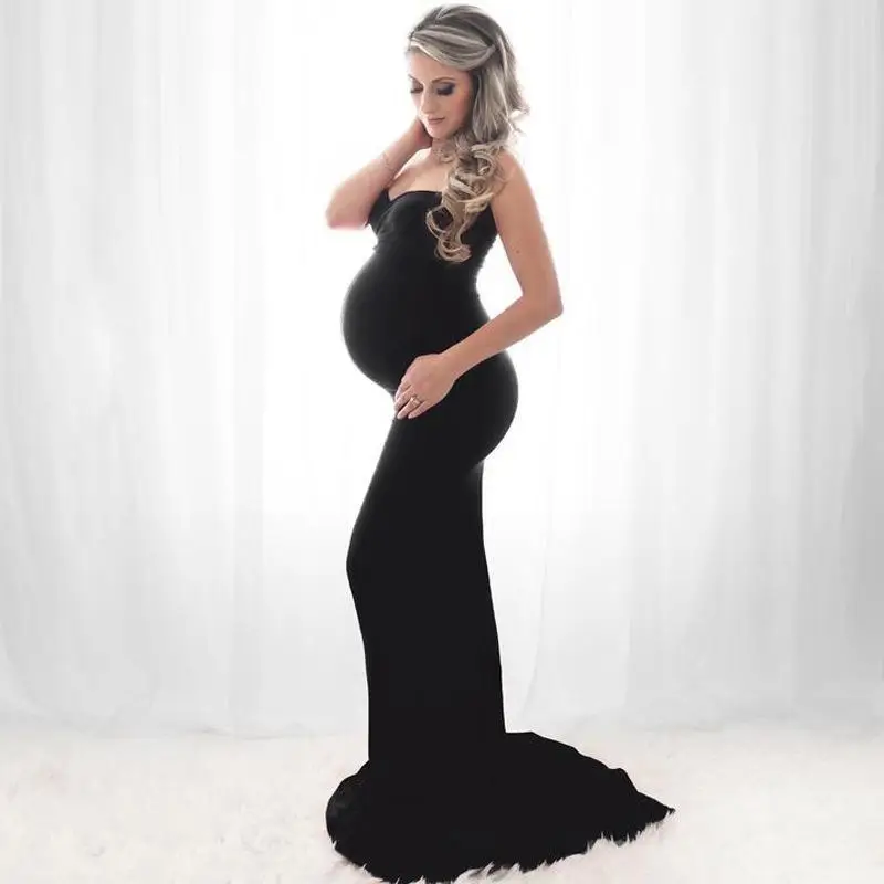 

Maternity Photography Props Pregnancy Dress Photography Fishtail Pregnant Dresses Clothes Maternity Dresses For Photo Shoot
