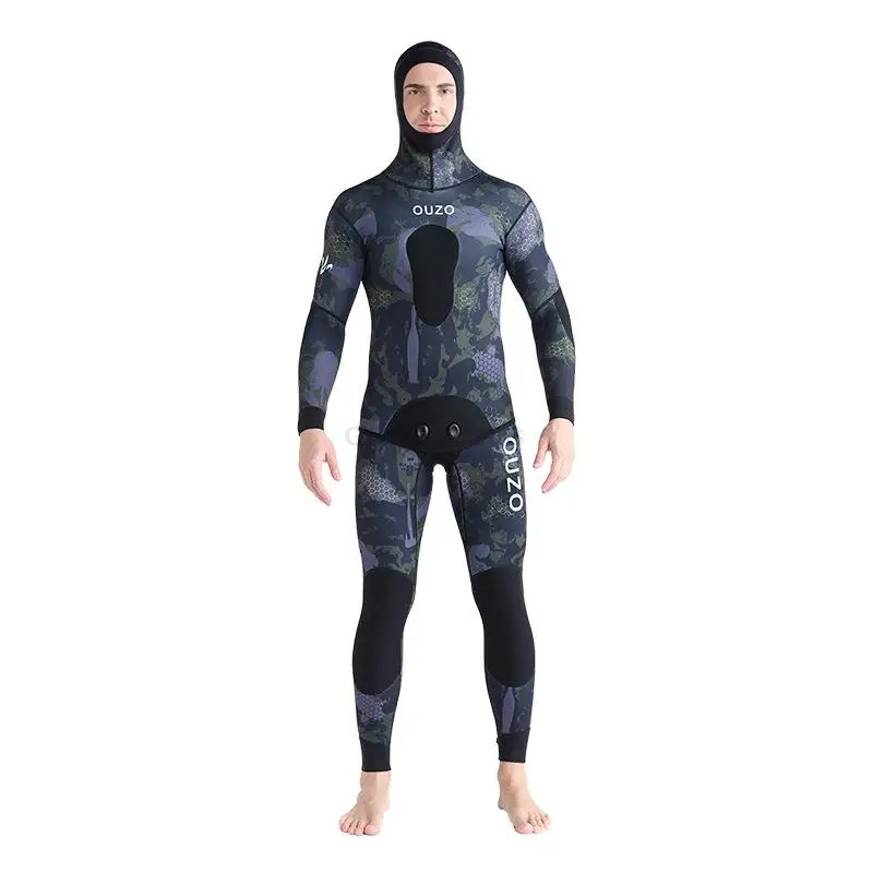 

Scuba Diving Suit Neoprene 1.5MM Wetsuit For Men Underwater Fishing Kitesurf Surf Surfing Spearfishing Jacket Pants Clothes