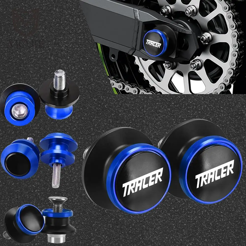 

Motorcycles Accessories For Yamaha Tracer900/GT/700 2016 2017 2018 2019 6MM Swingarm Spools Rear Stand Screws Swingarm Sliders