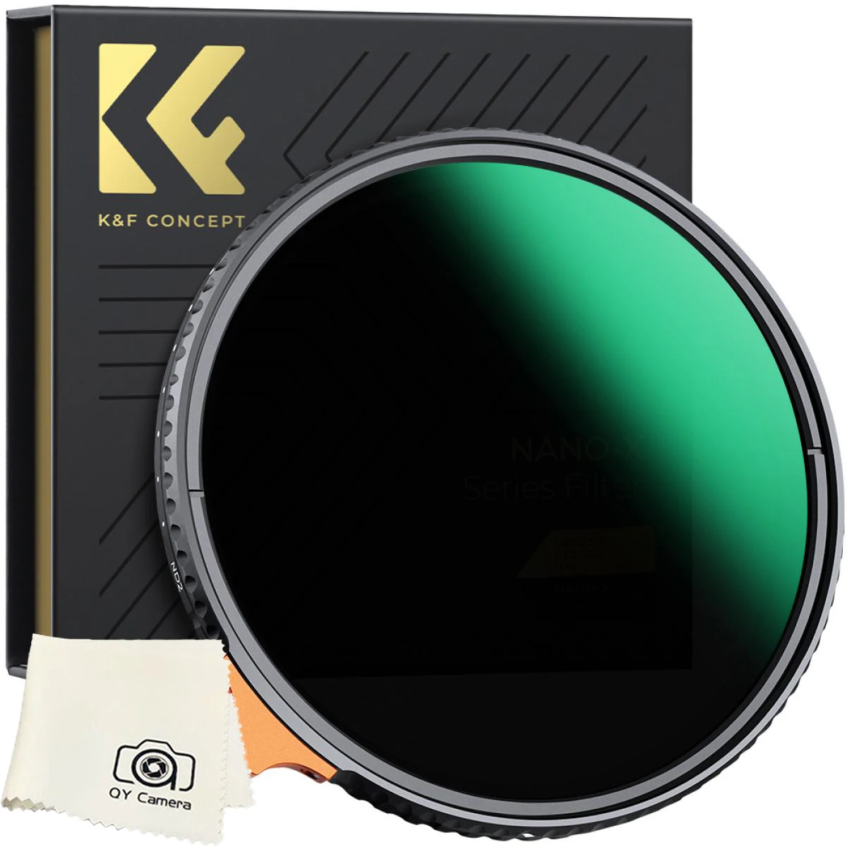 

K&F Concept 77mm Variable ND Filter 67mm 82mm ND2 ND400 Ultra-thin Neutral Density Filter NANO-X 49mm 52mm 55mm 58mm 62mm 72mm