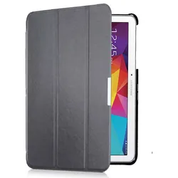 Sleek Magnetic Closure Lightweight PU Leather Tablet Cover - Tab4 10.1 - T530 T531 (Gray)