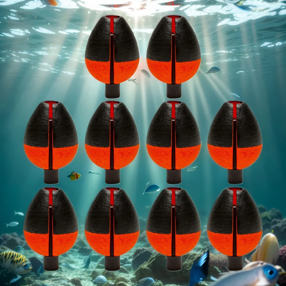 10Pcs High Buoyancy Fishing Floats Compact Fishing Bobbers Adjustable Fishing Buoy Fishing Floats Bobbers for Sea/Boat Fishing