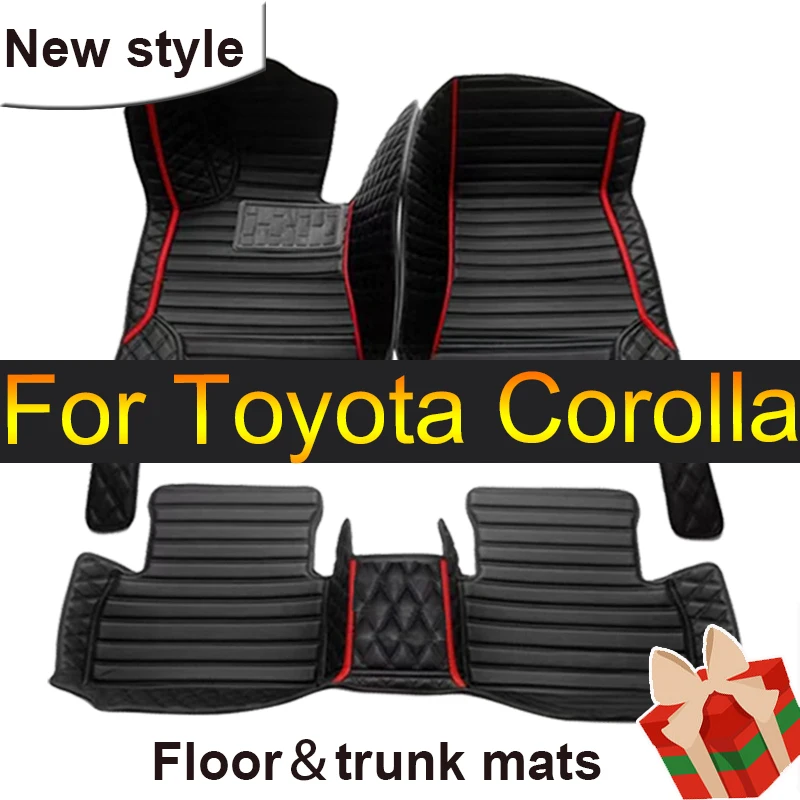 

Car Floor Mats For Toyota Corolla 12th Gen. Hybrid 2019-2023 20 21 22 Custom Foot Pads Auto Carpet Cover Interior Accessories