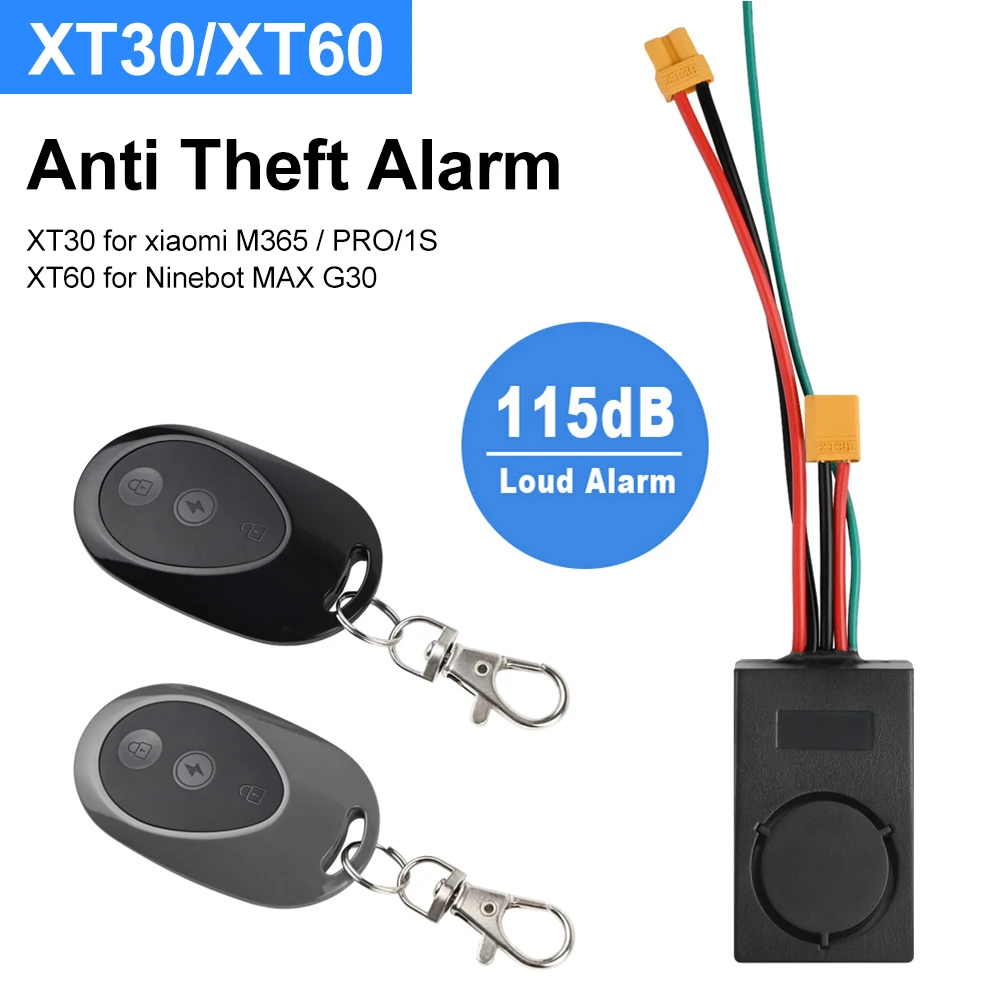 

E-bike Anti-Theft Alarm System Electric Scooter Remote Control Alert for Xiaomi M365/PRO/1S Ninebot MAX G30 Accessories