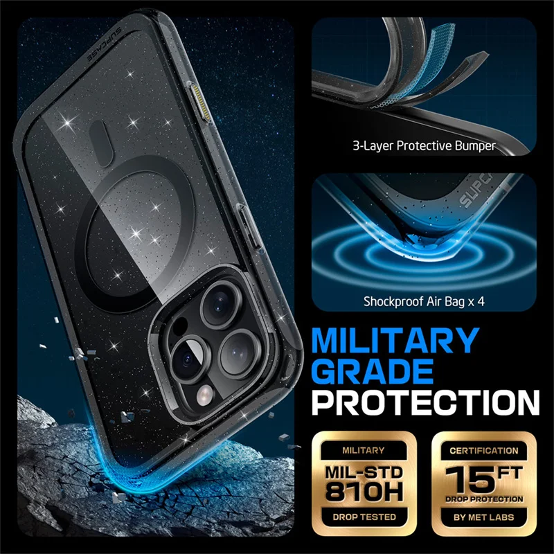 SUPCASE Cover per iPhone 17 Pro ax con Pulsante di Controllo della SUPCASE Cover per iPhone 17 Pro ax con Pulsante di Controllo della