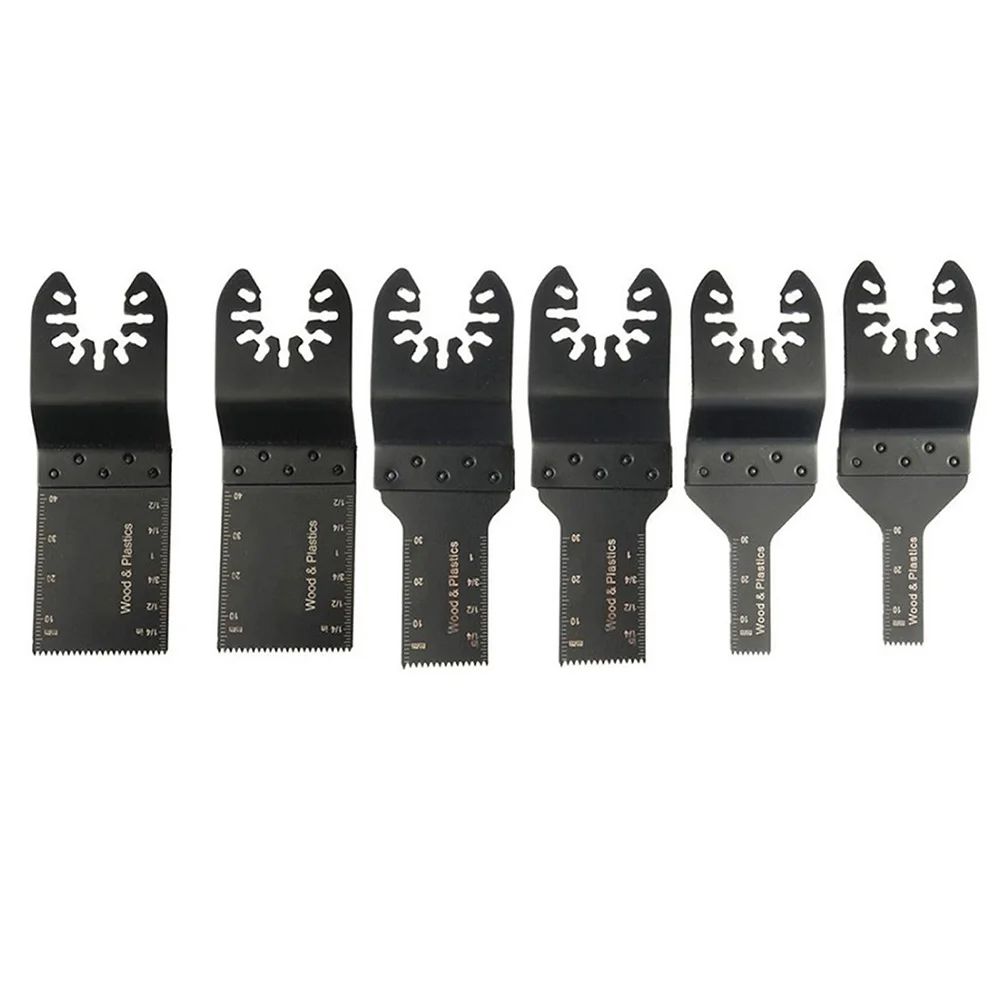 

Tools Saw Blades 10/20/34mm 6PCS Power Black For Renovator For Wood Plastic Oscillating Multi Tool High Quality