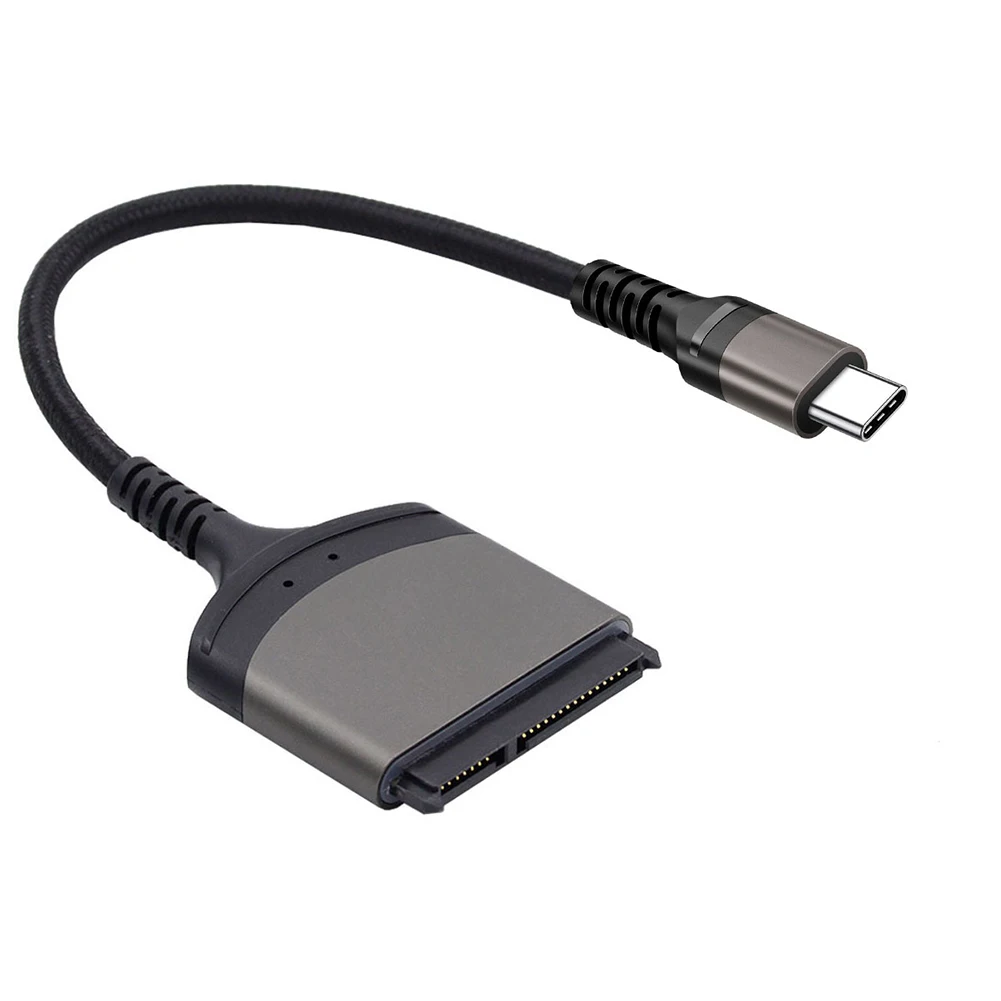 컴퓨터 커넥터, USB 3.0, C타입-SATA 케이블, 2.5 인치 SSD HDD용, 1 Gbps, 23cm