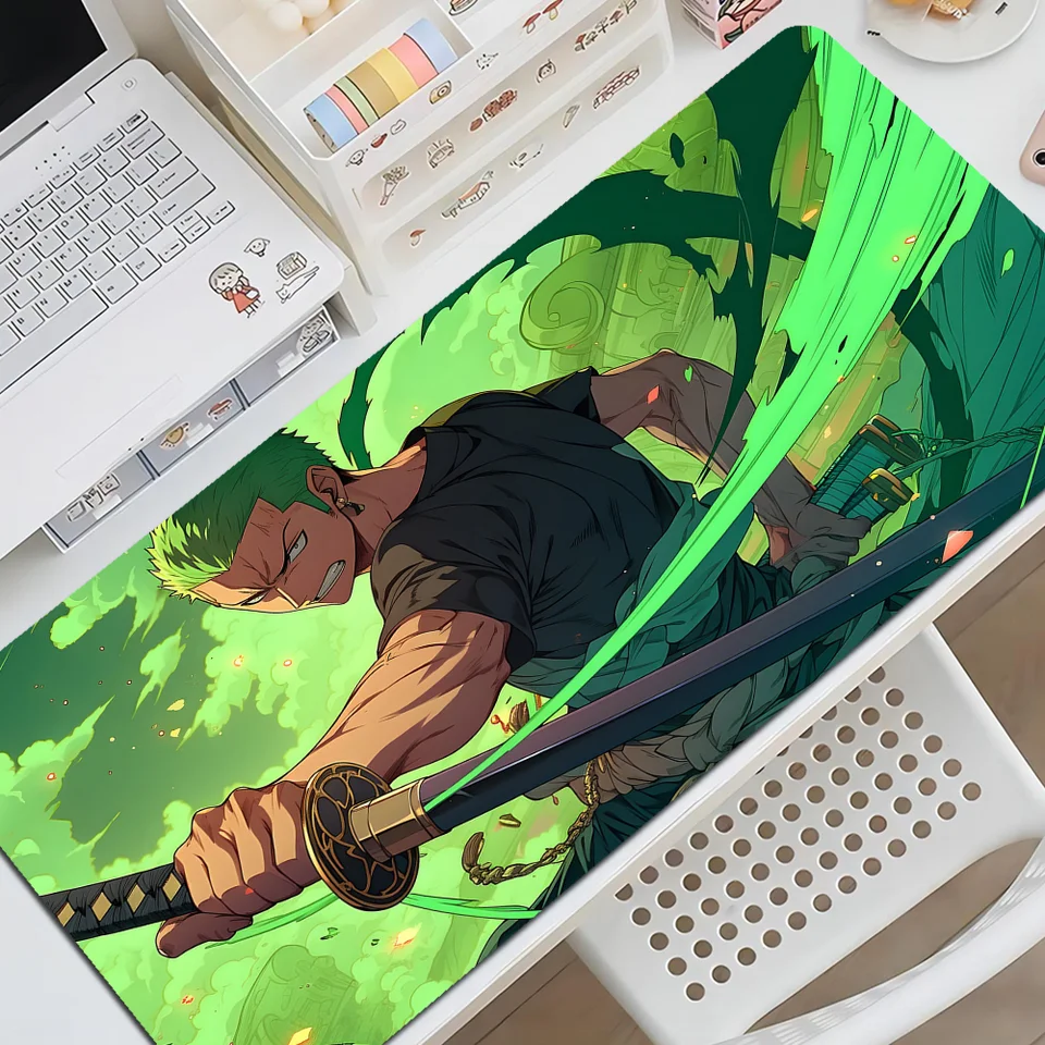 ONE PIECE Roronoa Zoro Mousepad New Rubber Mouse Durable Desktop