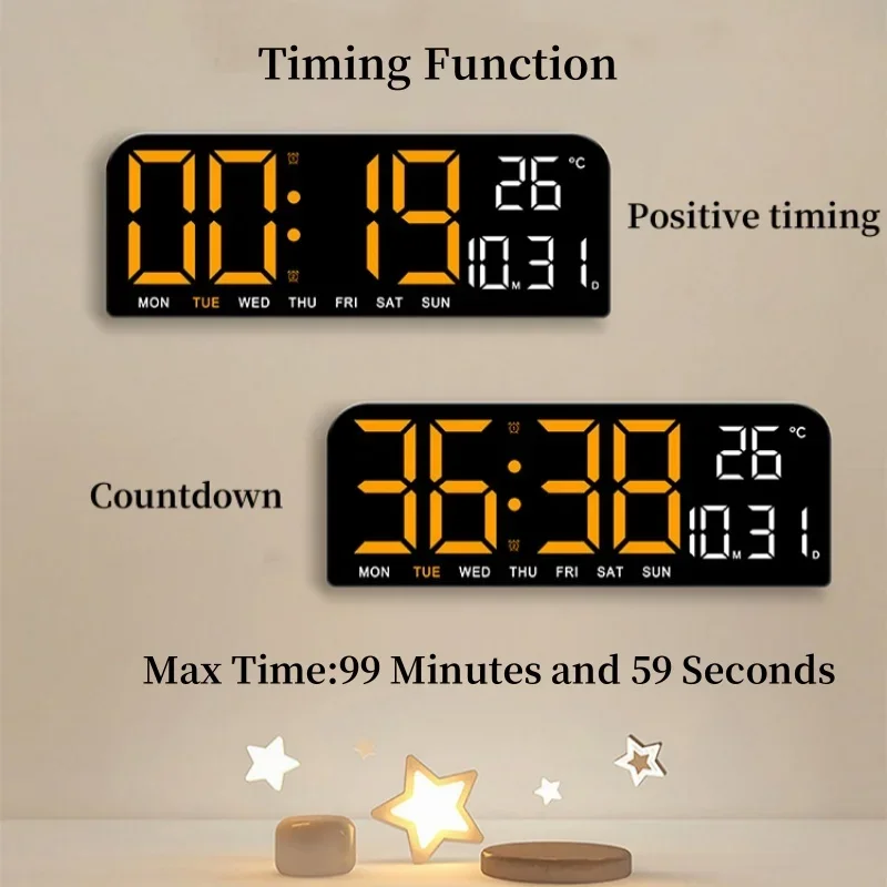 USB Powered Digital Wall Clock 2