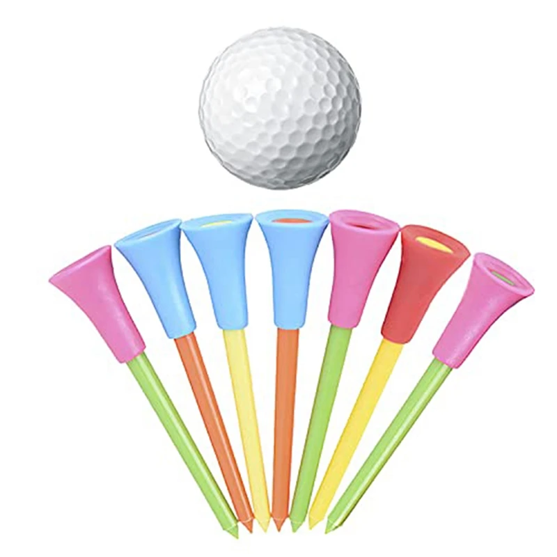 

Golf Tees 50 PCS 2-3/4 Inch Multi Color Durable Colored Golf Accessories