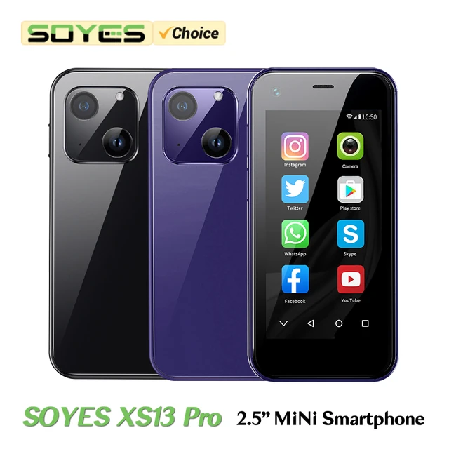 SOYES D18 2.5 Inches Display Mini Android Smartphone 2MP Rear Camera Dual  SIM TF Card Slot 1000mAh 3G Network Small Mobile Phone