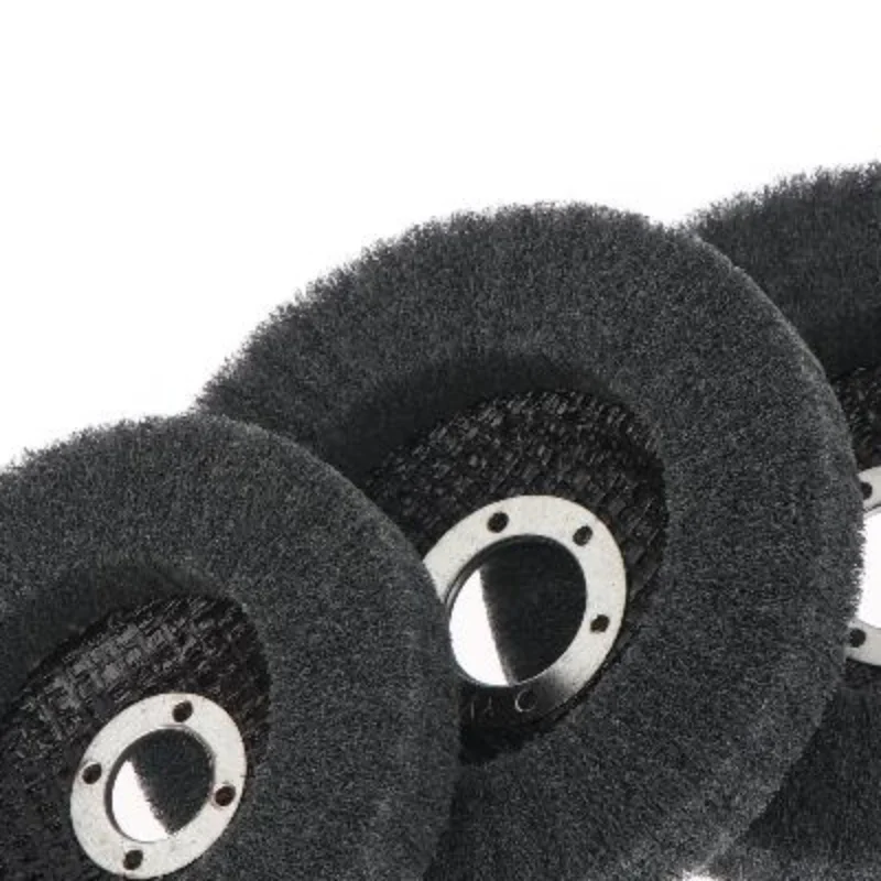 1Pcs 4/4.5/5 Inch Nylon Fiber Flap Polishing Wheel Disc Angle Grinder Cutting Flap Grinding Disc For Wood Metal Buffing