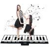 180x72cm Electronic Musical Carpet Black & White Keyboard Kids Playing Piano Mat Baby Play Mat Rug Early Educational Toys Gift 1