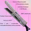 4 Piece Hair Tools Set Rhinestone Flat Iron Heating Comb Hair Blow Dryer Set Bling Hot Tools Set for Hair Stylist 3