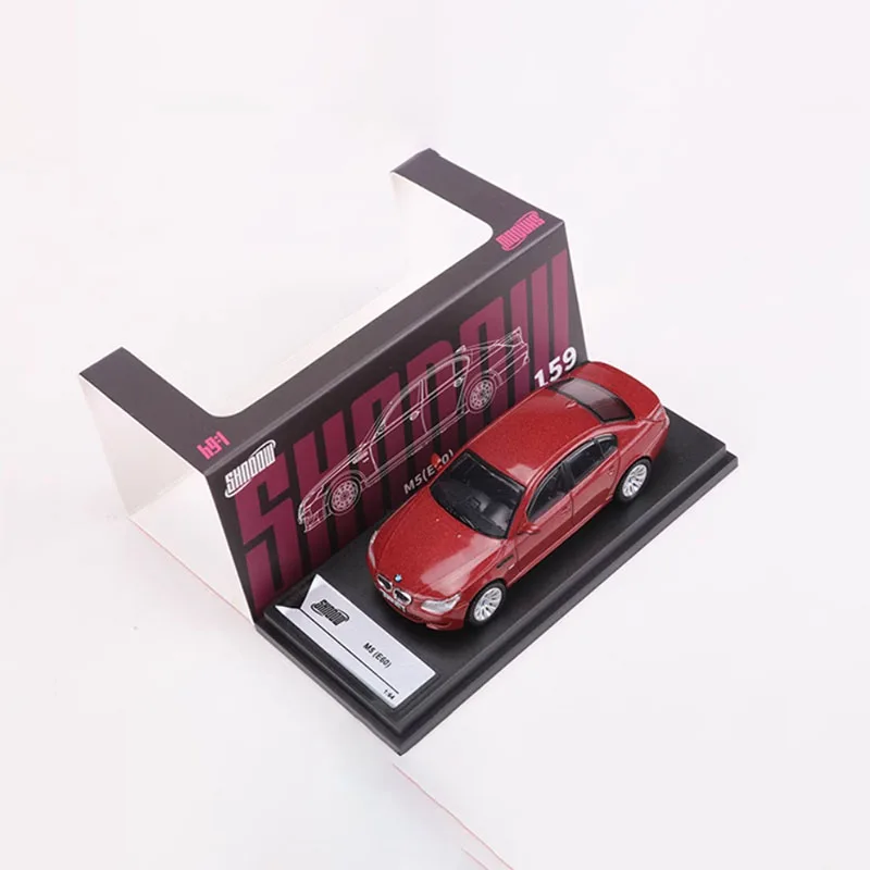 섀도우 다이캐스트 오리지널 1:64 스케일 합금 자동차 모델 M5(E60) 컬렉션 장식 장난감 선물 기념품 디스플레이
