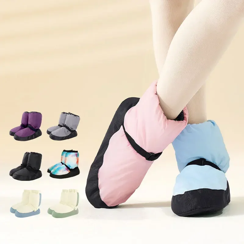 Dance Shoes Dance Ballet Shoes Dance Boots Winter Warm Up Training Ballerina