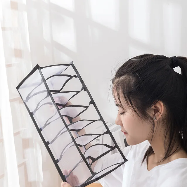 Ruházati Szervező Fiókok Elválasztó Dobozok Fehérnemű Tároló Doboz Bugyi Zokni Fiókos Ruhák - Image 6