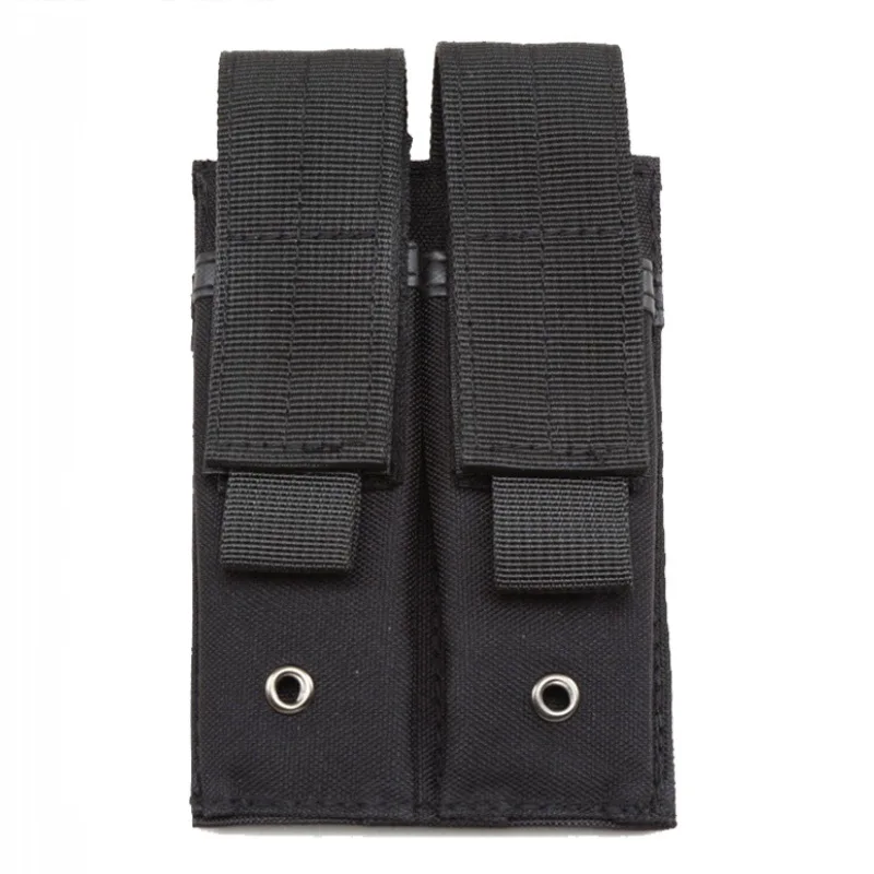 Molle Tactical Triple Pistol Mag Pouch Outdoor Open-Top Single Double 9mm Magazintasche Halter Hülle für GLM1911 92F CZ75 – Detail 19