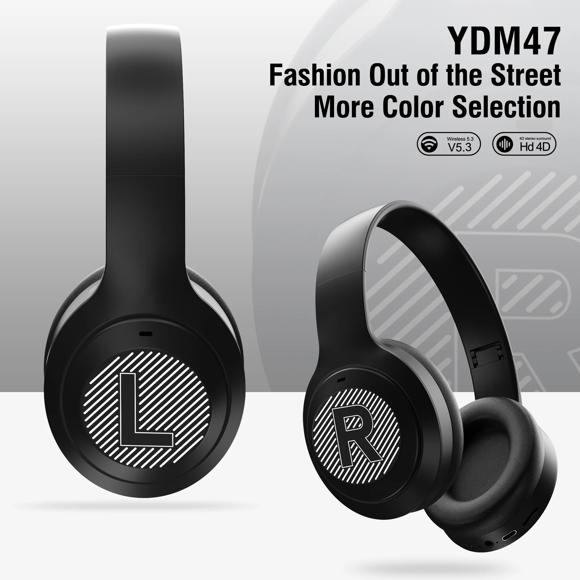 TWS YDM47 лучшие наушники, беспроводные наушники с микрофоном, цифровая стереогарнитура Bluetooth, проигрыватель TF-карт, музыка для всех VS P9