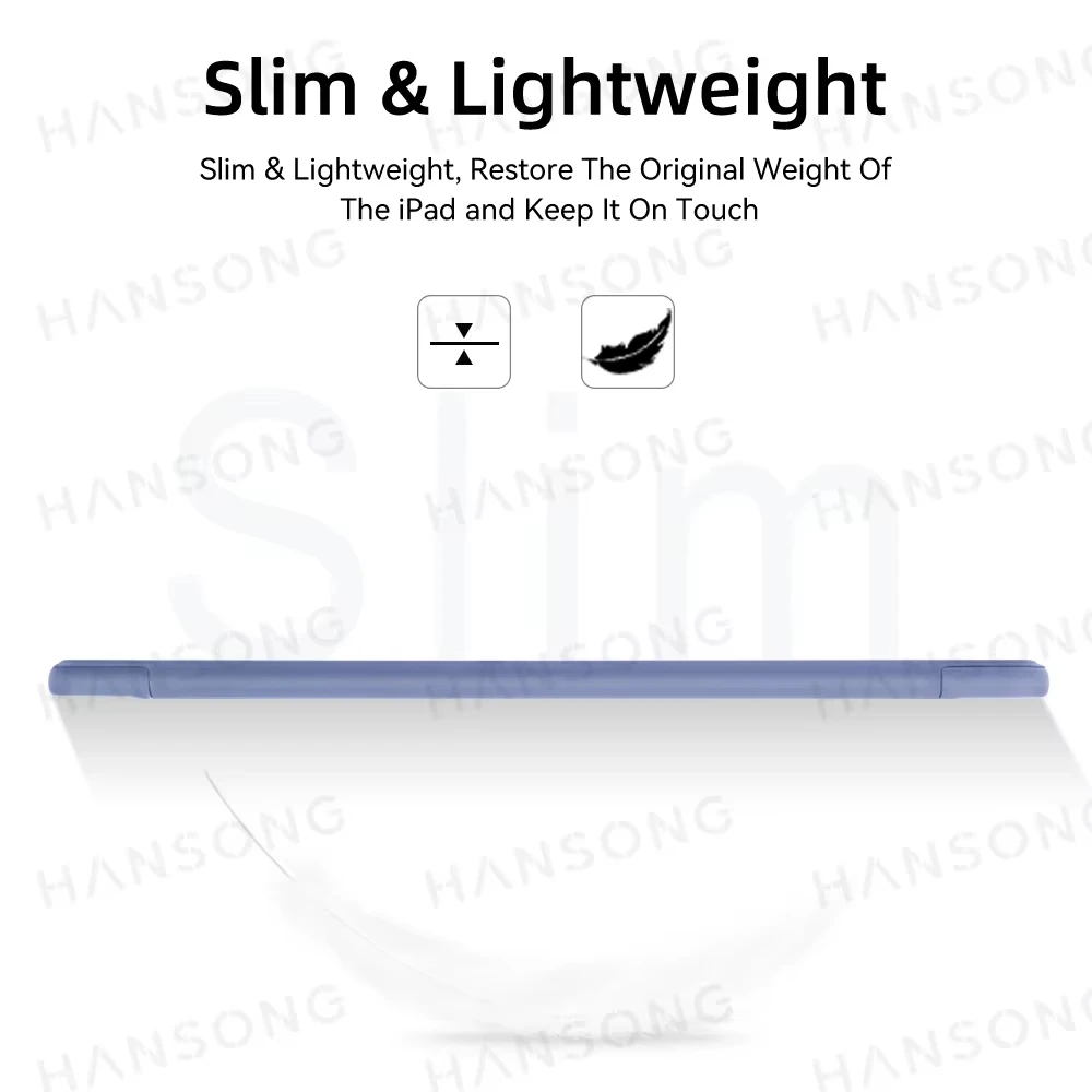 Premium Tablet Case with Pencil Holder and Auto Sleep/Wake Feature