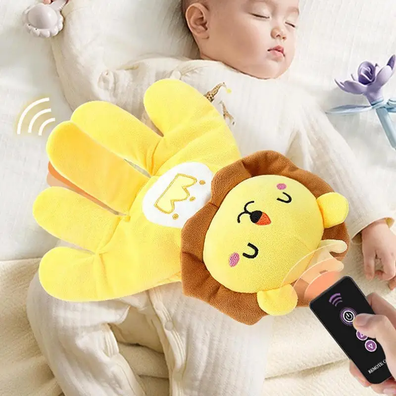 Baby Soothing Palm Cartoon Animal Remote Control Electric Sleeping Patting Palm Baby Soothing Cushion For Baby Sleep Aid Palm 2