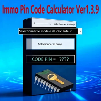 Lecteur de calculatrice de Code IMMO Pin, meilleure vente 20225, scanner IMMO V1.3.9, équipement de réparation, logiciel de Diagnostic immo off