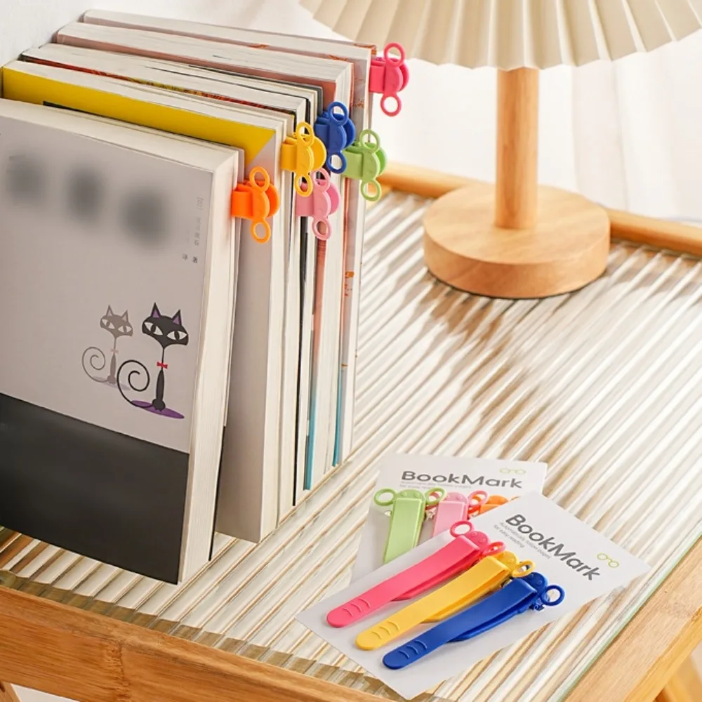 Animal Bookmark Silicone Bookmark Creative Silicone Bookmark Clip Cute Elephant with Pen Holder Page Flipping Automatically Follows Book Marks Staionery Supplies
