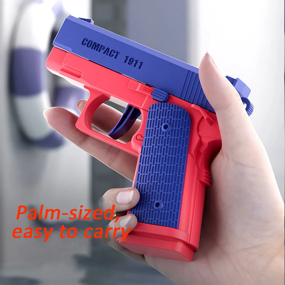 Children Summer M1911 Water Gun non Electric Pistol High-pressure Full Automatic Shooting Water Beach Toy Gun For Kids Boys Girl 6