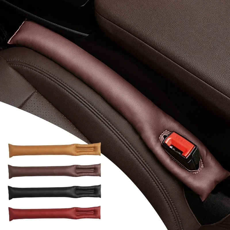 1/2 Pz In Fibra Di Carbonio Car Interior Seat Gap Plug Filler Pad Per Peugeot 206 307 308 3008 207 208 407 408 508 2008 5008 107 106 205