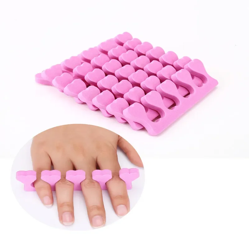 50Pcs/Set Soft Foam Sponge Toe Separators Finger Separator Dividers Nail Art Manicure Pedicure Nail Gel Tools,nail art tools,toe separators,finger toe separator