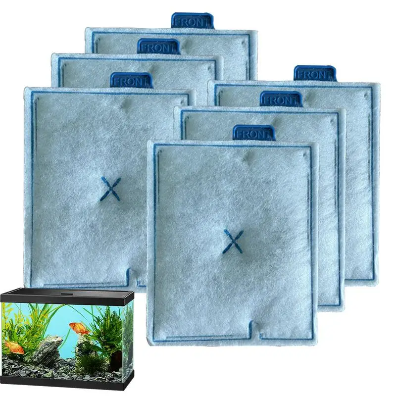 

Turtle Tank Filter Cartridge 6pcs Large Replacement Filter Cartridge For Turtle Tank Aquarium Accessories For Turtle Tank Fish