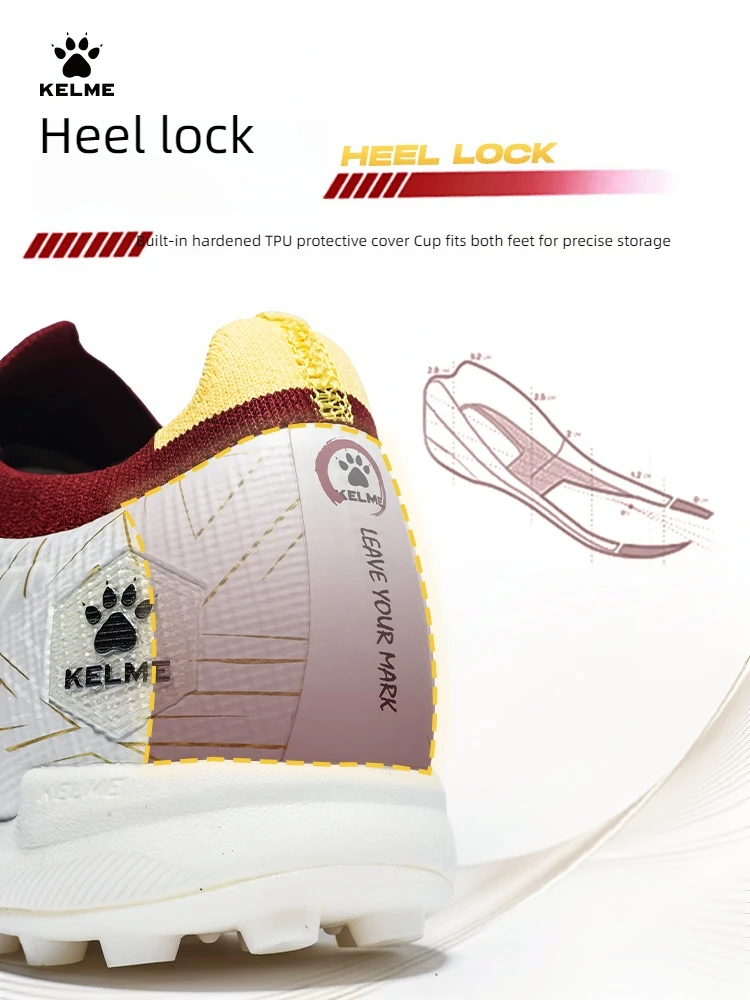 KELME Adult Football Shoes Futsal Football Boot Artificial Turf Professional Carbon Plate TF Match Trainin Soccer shoes soccer shin guards soccer ball soccer goalkeeper gloves silicone socks agility ladders ball pump football training belt soccer training cones soccer goal net soccer socks