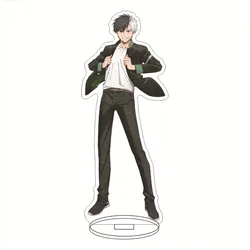 Acrylic Stand Wind Breaker: Decorative Desk Figure and Classic Souvenir Gift - 15 cm (N131 - 5)