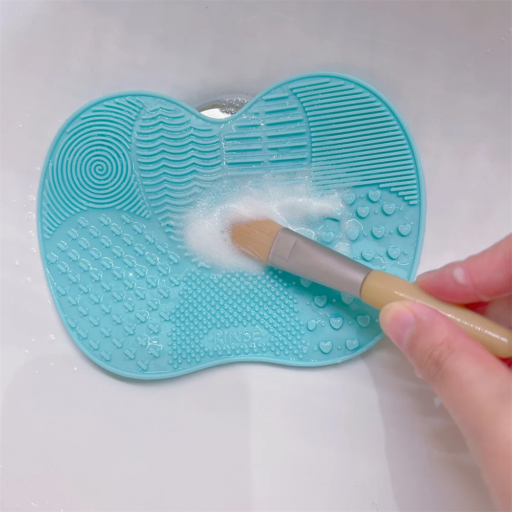 Makeup Brush Cleaner Pad Silicone Brush Cleaner Cosmetic Make Up Washing Gel Cleaning Mat Foundation Scrubbe Board