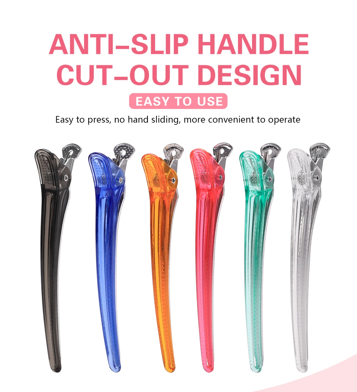 Professional Hairdressing Alligator Clips Set For Hair Styling_voghion.com