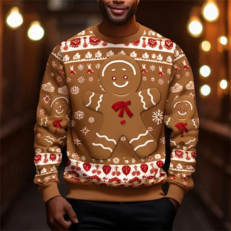 Sweat Noël Petit biscuit unisexe 3 Sweat Noël Petit biscuit unisexe