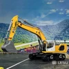 LESU 1/14 Metal RC Hydraulic Excavator Black Tracks LR945 PL18EV Lite RTR Engineering Ready to Run Vehicle for Boys Toys TH22901 5