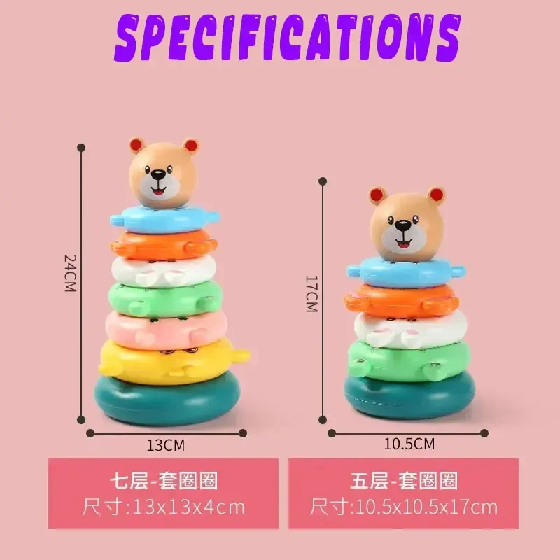 Baby Toys 0-12 Month Puzzle Tower 5