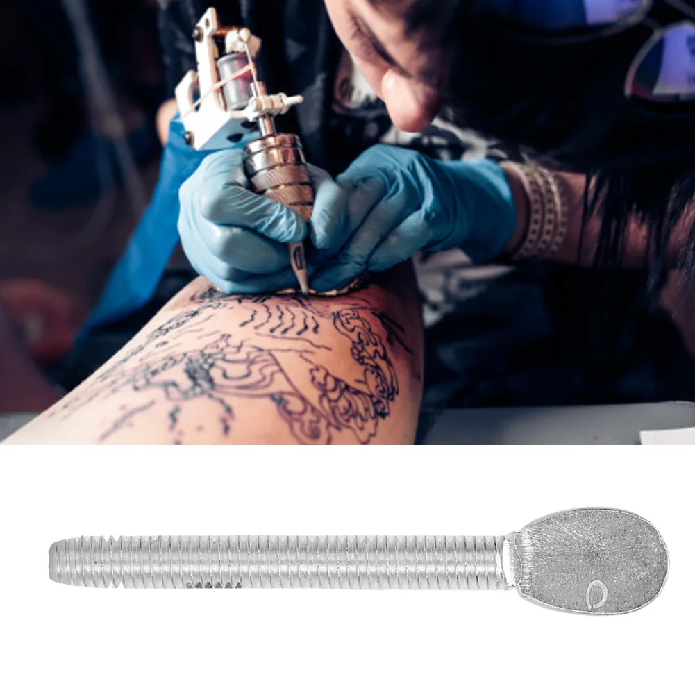 New Tattoo 4.4cm/1.7inch Pure Silver Contact Screw Binder Binding Post Tattoo Machine Microblading Accessory Parts For Tattooing