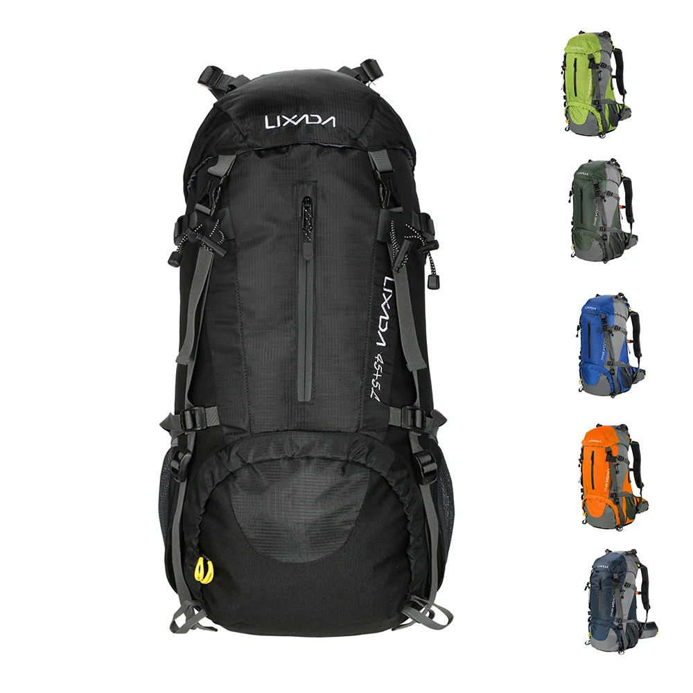 Lixada 50L Water Resistant Outdoor Sport Hiking Camping Travel Backpack Pack Mountaineering Climbing Backpacking Trekking Bag
