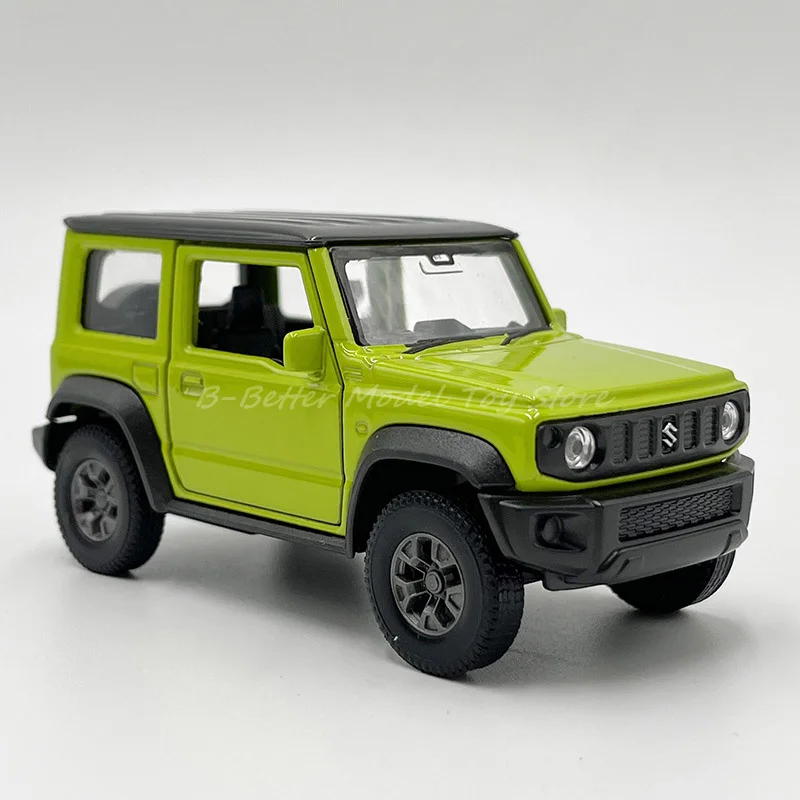 

1:34 литая металлическая модель игрушки Welly Suzuki Jimny SUVl Тяговый автомобиль детские подарки