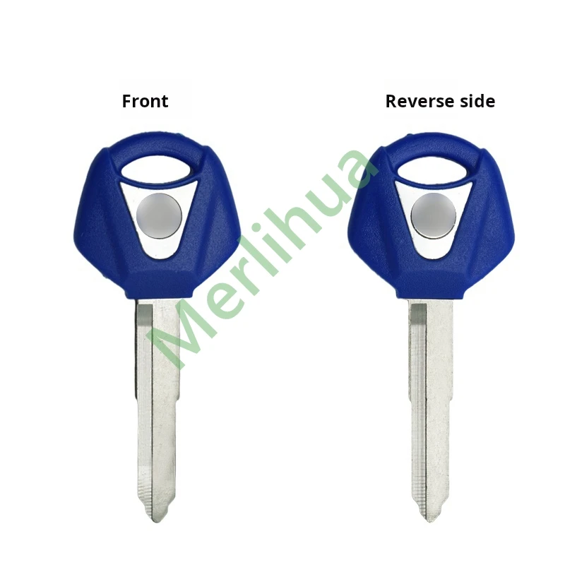 Motorcycle Emergency Key Yamaha motorcycle key, suitable for: Yamaha XJ6 FZ6 FZ1 FZ8 R1R6 MT-07 MT-09 motorcycle key embryo(Can install chips)