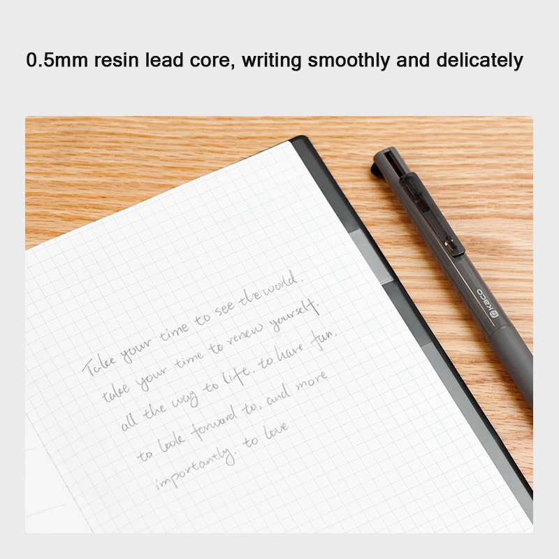 KACO 3-in-1 Gel Ink Pen Multifunction 0.5mm Mechanical Pencil & Ballpoint canets Smooth Writing School Replace Refill 4Colors multifunction pen mechanical pencil ink ballpoint pen