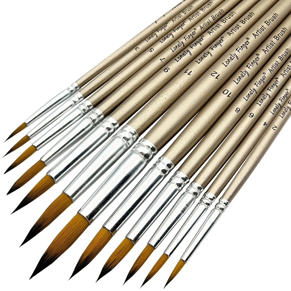 12pcs Golden Round