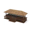 1: 72 Ancient Southeast Asian Outdoor Peach Garden Architectural Scenery Wooden Assembly Model Handmade Gift 1