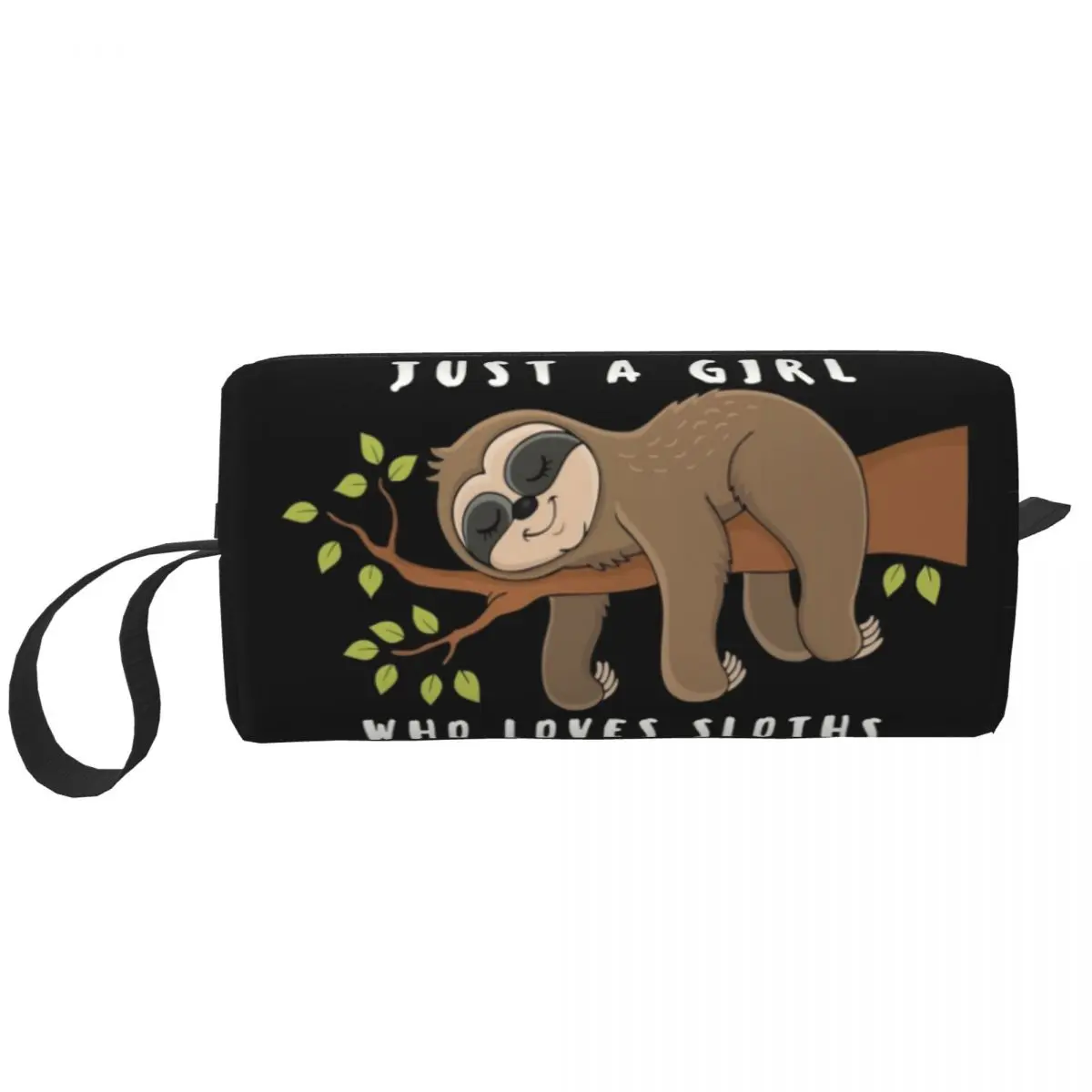 

Женская косметичка для макияжа с надписью «Just A Girl Who Loves Sloths»