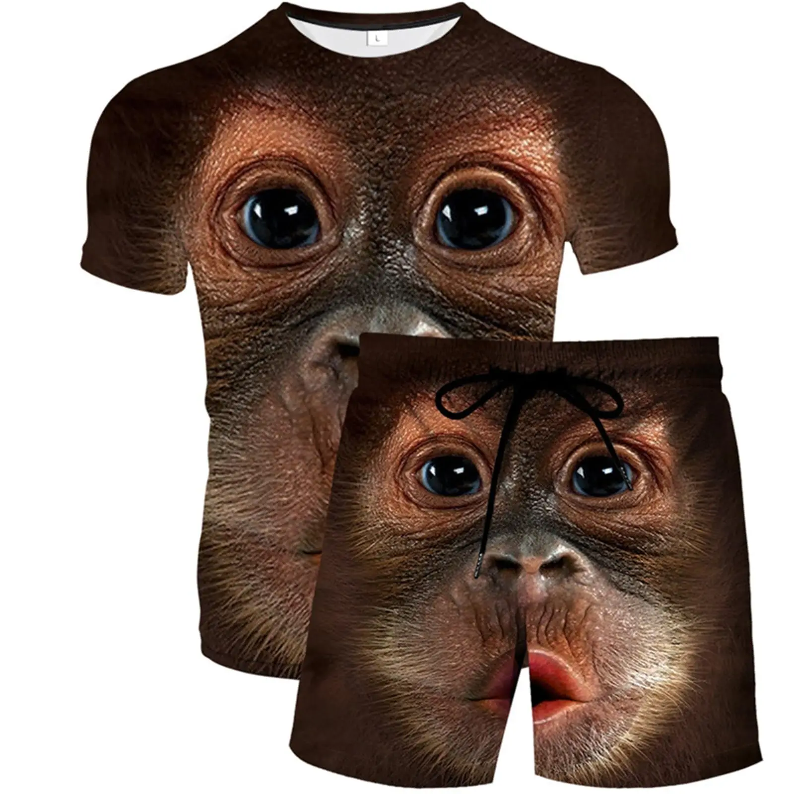 Men's Beach Sportswear Tracksuit Set