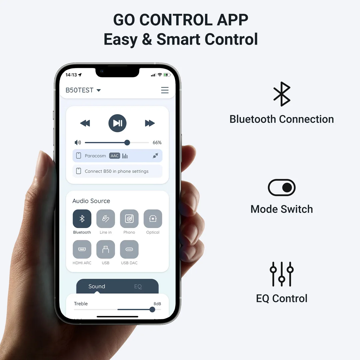 New Arylic B50 Bluetooth 5.2 Transmitter Receiver AptX HD Audio Adapter Wireless Audio Amplifier for TV Home Headphones Stereo