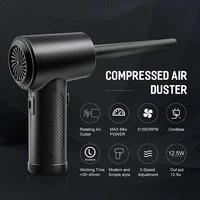 Compressed Air Duster For Computer Keyboard PC Car Clean 51000 RPM USB Charging Portable Electric  Dedusting Wireless Air Blower 2